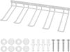Merkloos Allecto Premium Boorhouder muurbevestiging Power Tool Organizer Wandmontage Opslag Muur Rack 4 Slots Heavy Duty Werkplaats Garage Tool Wit