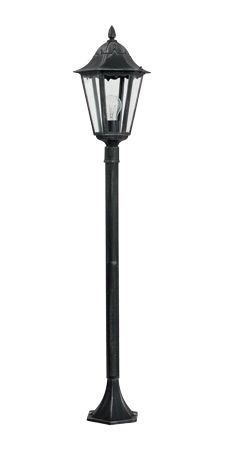 EGLO Navedo Buitenlamp - Zilver/Zwart - E27 - 120 cm