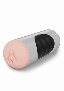 Pipedream Mega Grip Vibrating Stroker - Pussy