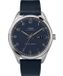 Timex Waterbury TW2U11400 Horloge - Leer - Blauw - Ø 42 mm