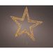Lumineo Classic warm 200 Micro-LED verlichte ster op tuinsteker