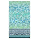 Bassetti AGRIGENTO Foulard van 100% katoen in de kleur blauw B1, afmetingen: 350x270 cm