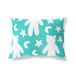 BonaMaison Turkoois-Wit Decoratieve Kussensloop, Kussenhoezen Bank, Decoratieve Kussenhoesjes, Kussensloop; Sofa, Slaapkamer, Kantoor, Auto 45x60 Cm - Ontworpen en vervaardigd in Turkije