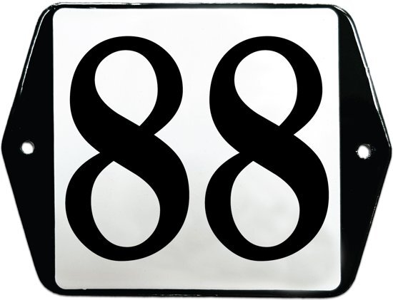 EmailleDesignÂ® Emaille huisummer model oor - 88