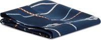 Tommy Hilfiger Zijde Sjaal Unisex Volwassenen Herfst/Winter Rope Print Pure ecru/blauw/marine/kreeft