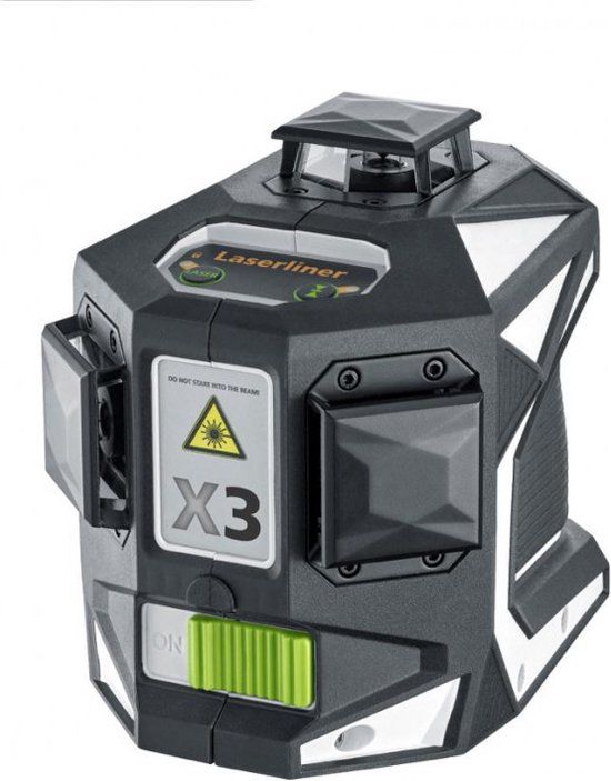 Laserliner X3-Laser Pro Kruislijnlaser - 3 lijnen - 30m - incl. wandhouder en L-boxx