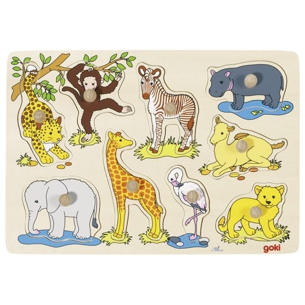 Goki 57829 - Puzzel - Hout - 1+ jaar