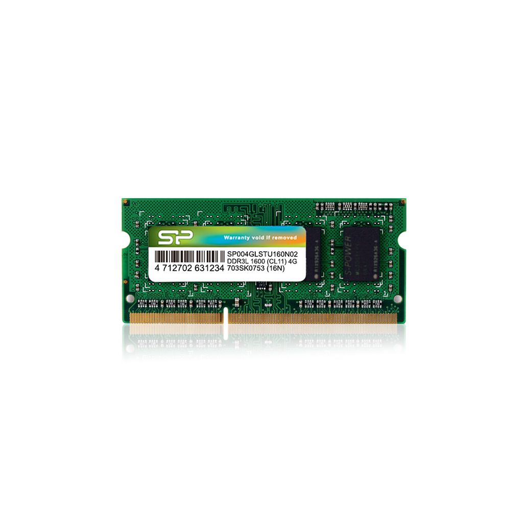 Silicon Power 4GB DDR3L 1600MHz SO-DIMM - SP004GLSTU160N02
