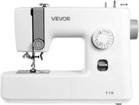 Vevor 118 Digitale Naaimachine Wit & Grijs met 18 Steken