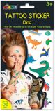 AVENIR Tattoo Stickers - Dinosaurus - 52 Stuks