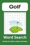 Golf Word Search Puzzle Book: Fun & Relaxing Golf-Themed 20 Puzzles for Adults, Seniors & Golf Lovers | Large Print Brain Games Featuring Clubs, Courses, Terms & More