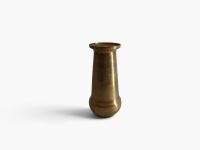 Buitengewoon de Boet Vase Aluminium Ant. Brass 20x41cm