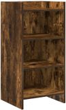 vidaXL Dressoir Gerookt eiken 40 x 36 x 80 cm Bewerkt hout