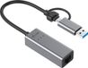i-Tec Metal USB-C 2.5Gbps Ethernet Adapter - Grijs
