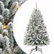 vidaXL Kunstkerstboom 150 cm 150 LED's Warmwit PVC en Staal