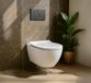 Badland Rolo toilette mural - sans bride - abattant soft-close - blanc