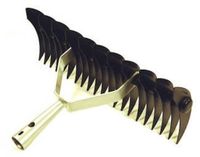 MM Eurotool Dubbele verticuteerhark 38 cm met 32 tanden zonder steel