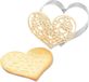 ScrapCooking Hart Uitsteker en Sjabloon - Embosser - Valentijn Idee