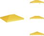 vidaXL Toit de serre 270 g/m² 4x3 m jaune
