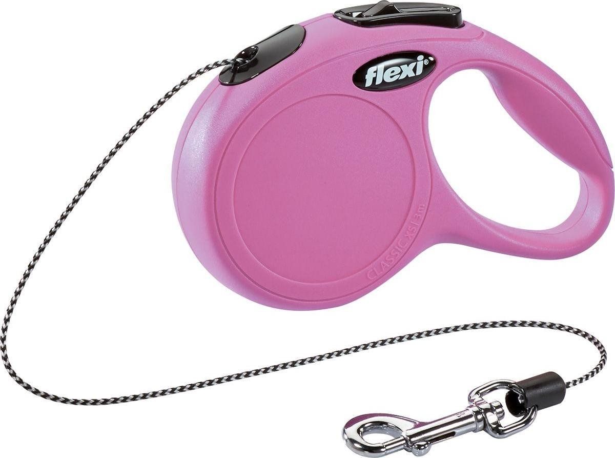 FLAMINGO Flexi New Classic Koord Kat Roze - Roze - xs - 3 meter - < 8kg