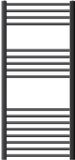 LuxeBath ECD Germany Badkamerradiator Sahara - 600 x 1200 mm - antraciet - recht met zijaansluiting