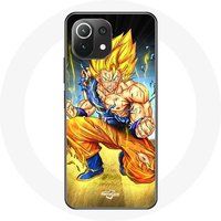Maniacase Hoesje voor Xiaomi Mi 11 Lite Son Goku Dragon Ball