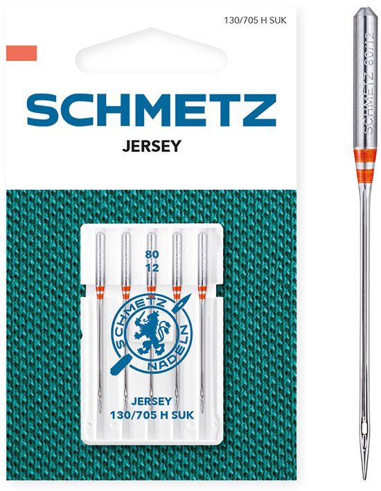 Schmetz Jersey machinenaalden, dikte Nr.80, 5 stuks