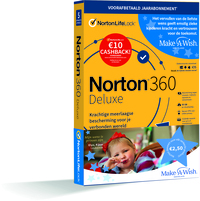 Norton 360 Deluxe | 5Apparaten - 1Jaar | â?¬ 10,- cashback | Multi-Device