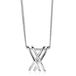 Zinzi Mart Visser by ZINZI zilveren ketting met fantasie hanger glad 45cm MVC12