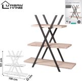 Urban Living "DOCK" Piramide Rek met 3 Niveaus