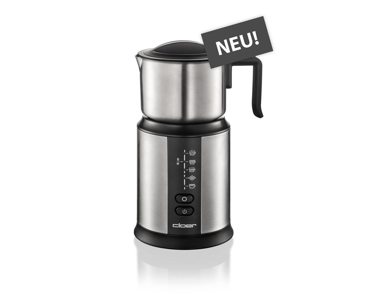 Cloer 7789 Melkopschuimer - RVS - Automatisch