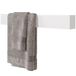 DABSTORY Fionda Badkamer Handdoekrek Wit Wandmontage Reling 60 cm