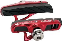 XLC Race Remblokjes Cartridge incl houder - Set van 4 - 55mm - Rood/Zwart