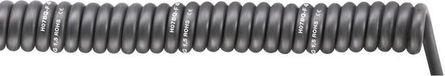 Lapp 70002754 Spiraalkabel SPIRAL H07BQ-F 500 mm / 1500 mm 4 G 1.50 mm² Zwart 1 stuk(s)