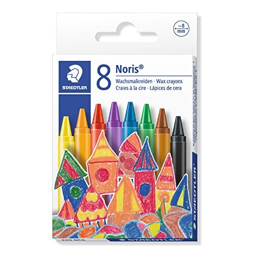 Staedtler Noris Club, 220 NC8 waskrijt, 8 stuks in etui