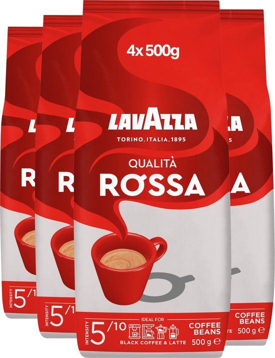 Lavazza Qualità Rosso Koffiebonen - Koffie Blend - 4 x 500g