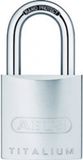 ABUS Titalium-hangslot 86TIIB/45HB80, hoge beugel zonder cilinder