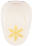 Vaessen Creative Pons - Figuurpons - Sneeuwvlok - 2,2 x 2,2 cm