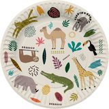 Folat Borden (papier) Zoo Party
