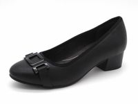 Jana Dames Pump - 22368-001 Zwart - Wijdte H - Maat 39