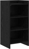vidaXL Dressoir Zwart eiken 40 x 36 x 80 cm Bewerkt hout