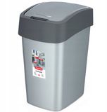 Curver Ocean Pacific Afvalemmer - 10 l - Grijs