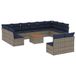 VidaXL 3256229 Tuinmeubelserie Marineblauw