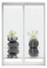 Duo Relax Lot de 2 stores enrouleurs 50x150 cm Orchidée sans perçage