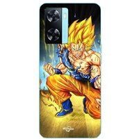 Maniacase Etui Oppo A57s 4G GOKU KNEE DOWN