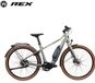 REX Commuter S Vélo électrique, Vélo électrique pour femmes et hommes, Cadre diamant 28 pouces, Moteur central Shimano STEPS 40 Nm, Entraînement par courroie Gates, Batterie 504 Wh, Jusqu'à 160 km d'autonomie, 21,9 kg