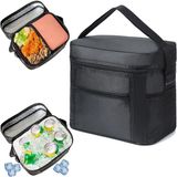 Sans marque - Isolerende tas - Koelbox voor onderweg - Compact et pliable - Noir - Aluminium - 10 l