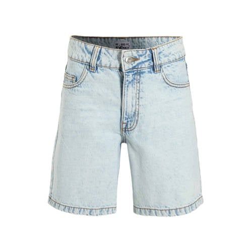 Me & My Monkey denim short Tijmen lichtblauw