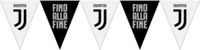 BIGIEMME SRL - Zwarte en witte Juventus vlaggenslinger