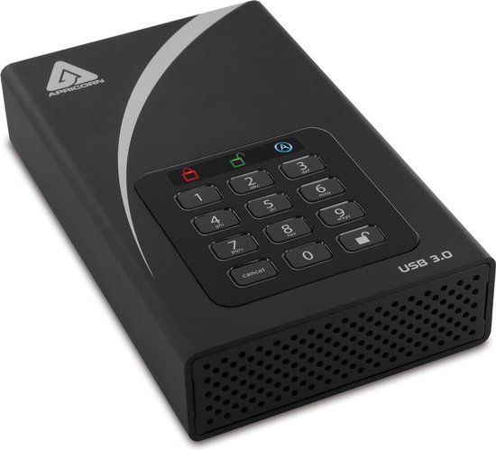 Apricorn Aegis Padlock DT ADT-3PL256-6000 6TB Externe Harde Schijf